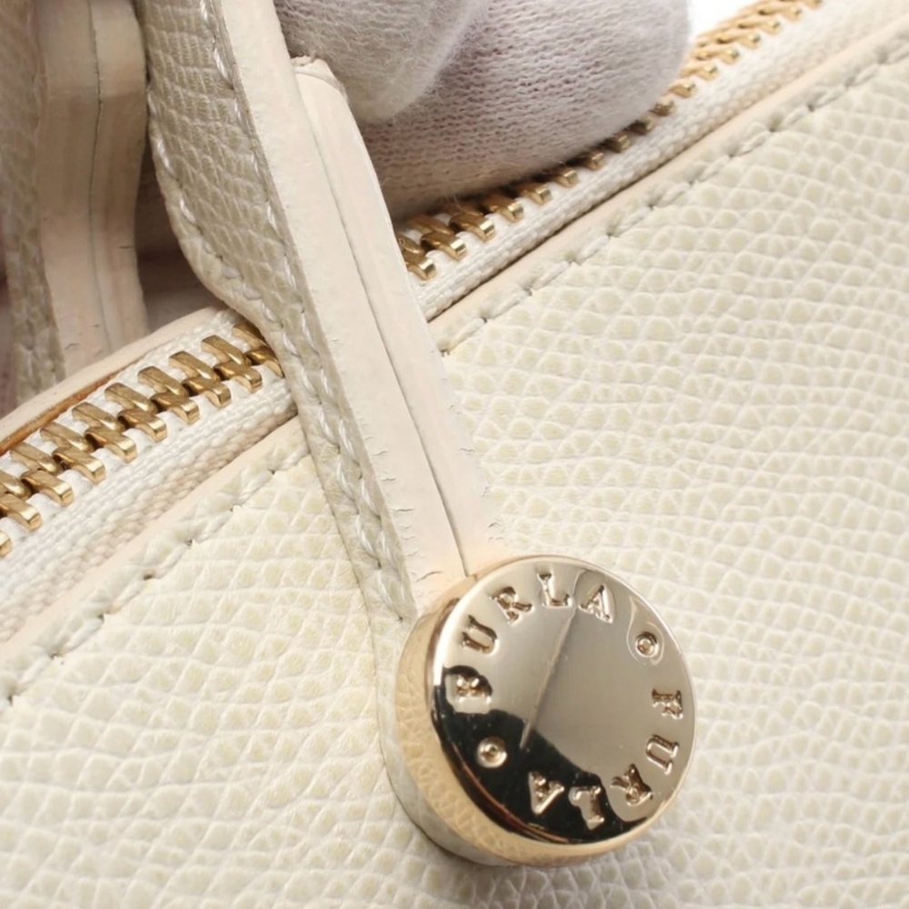Furla Dome Piper Satchel Leather Handbag - Picture 6 of 6